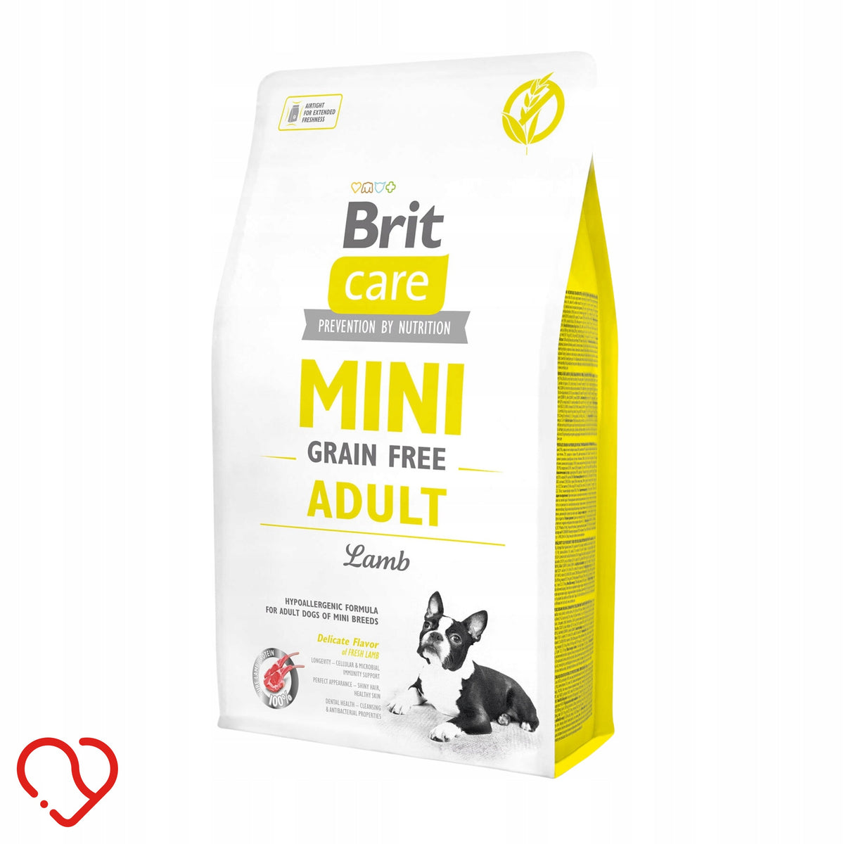 Brit Care Mini Grain-Free Adult Lamb Dry Dog Food 2 kg