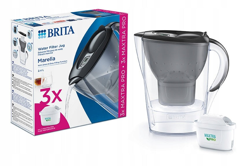 Brita Filter jug Marella 2,4l + 3 cartridges PRO Pure Performance