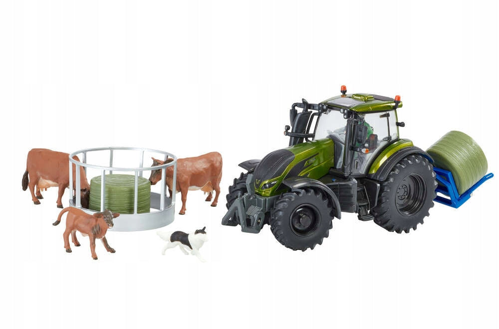 Britains Metalic Green Valtra set Tomy