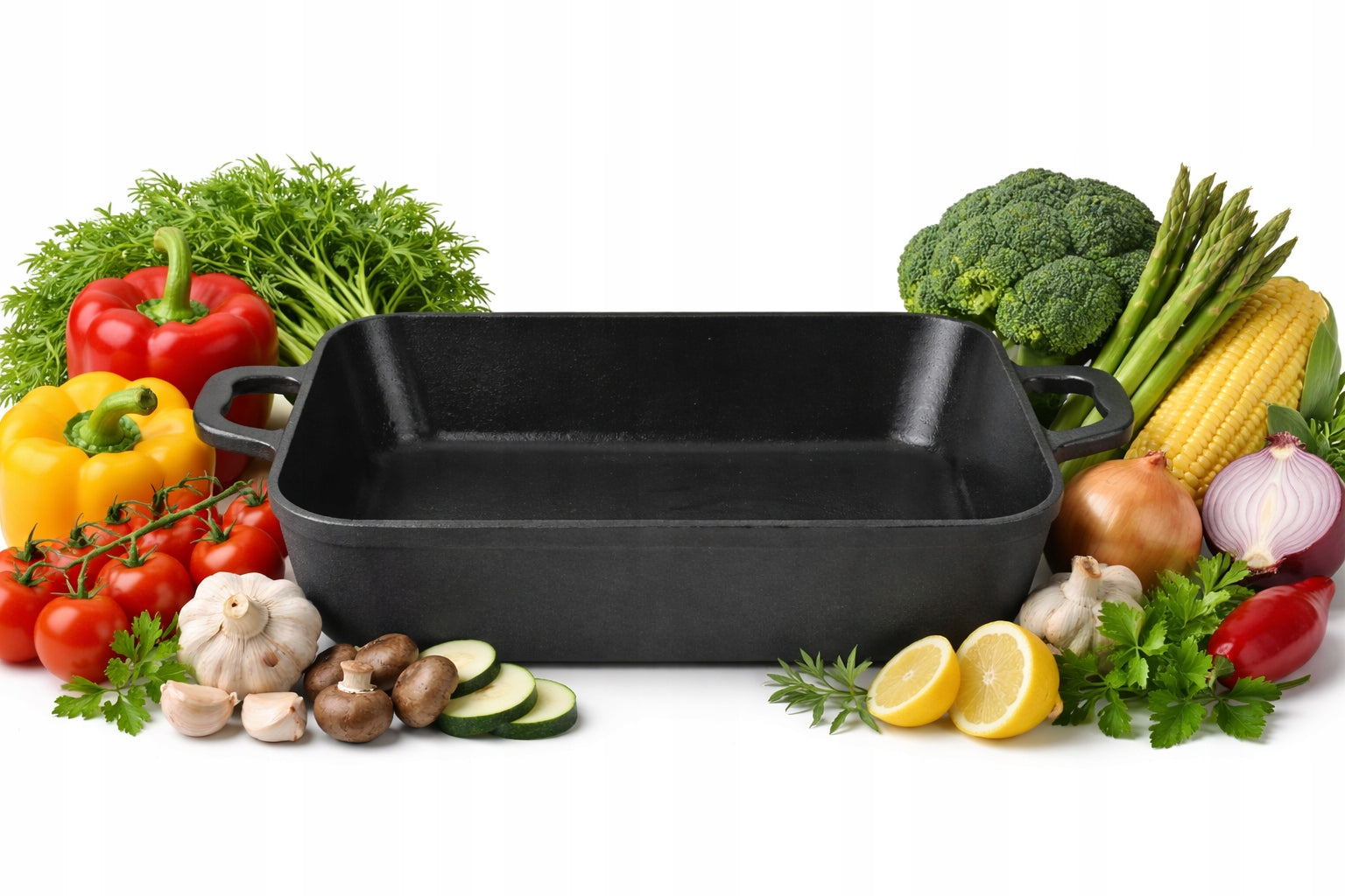 Brittany Dish Cast Iron Pan Rossner Austria 3,5L 33x23 OVEN