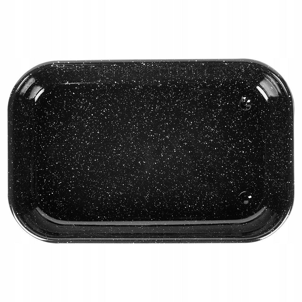 Brittany ORION Enameled 4,8 L Rectangular 38x24,5 cm Black Capacity 4.8 l