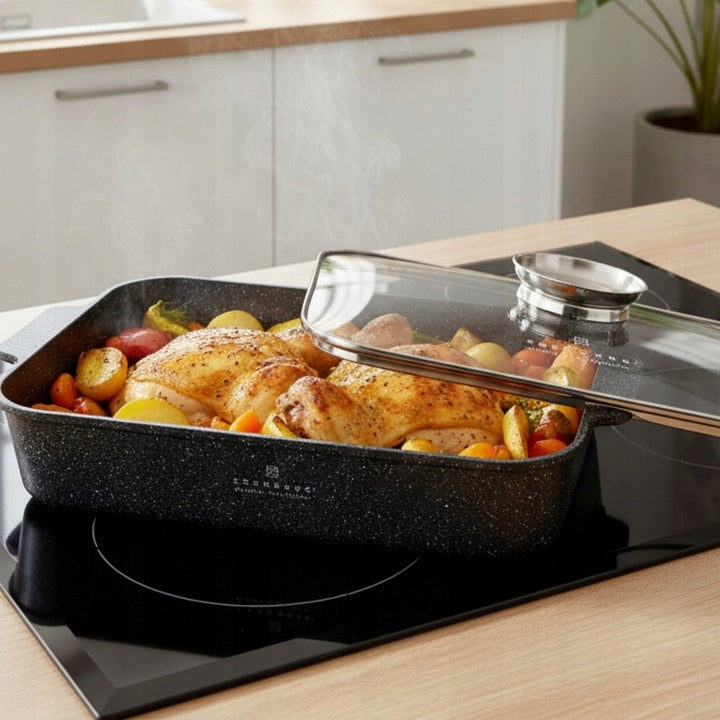 Brittany Pot Baking Dish 3,2L Marble Brittany 28 x 20 cm Brand Edenberg