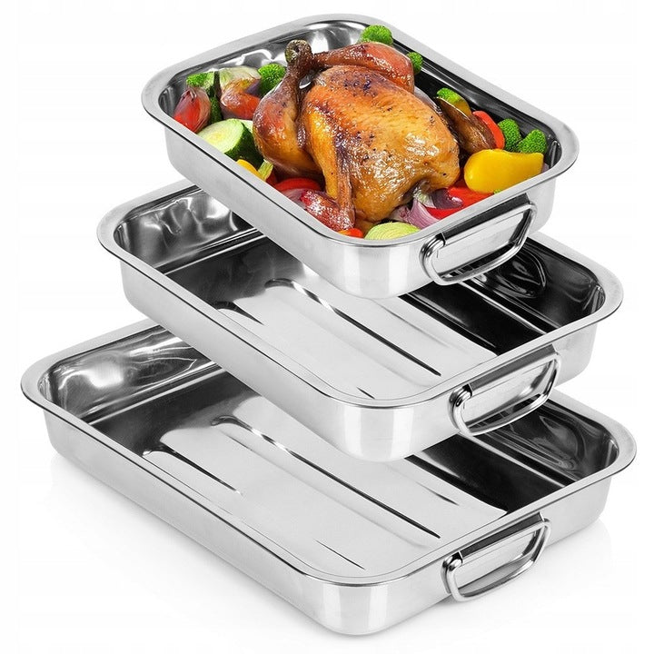 Brittany Steel Sheet for Baking Oven Set of 3