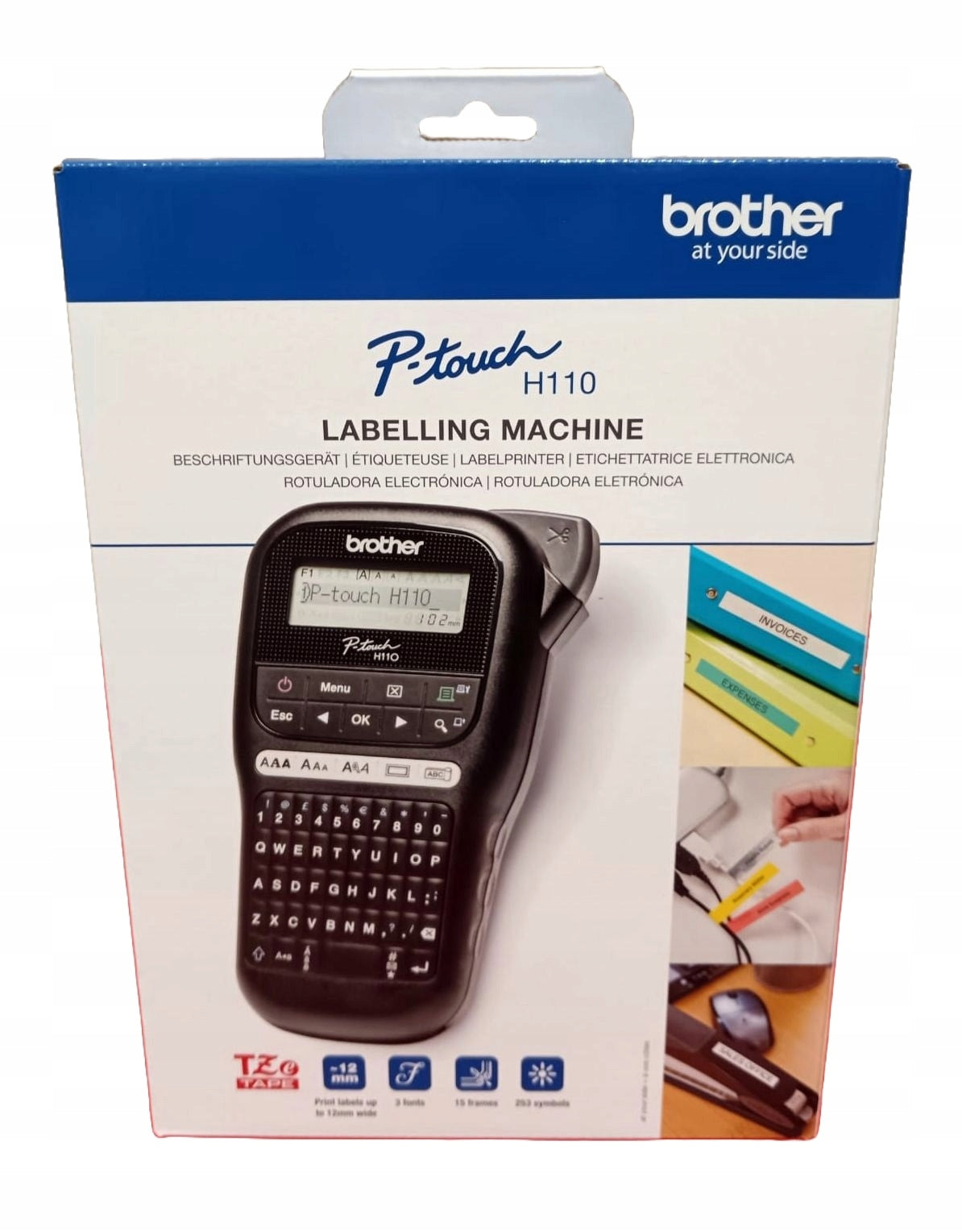 Brother PT-H110 Portable Label Printer PTH110 QWERTY Labelling Machine
