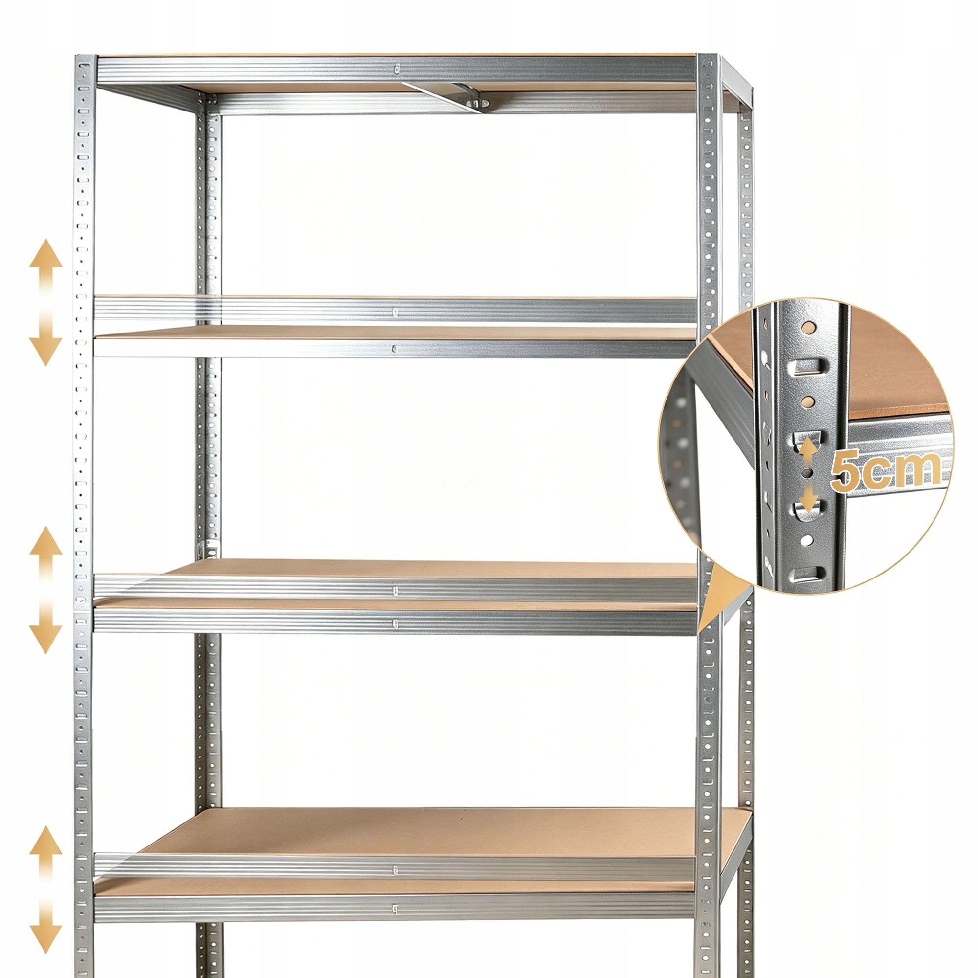 Brstheco Regały Do Garażu Metalowy 2w1 Udźwig 800kg 180x90x40cm 1szt Manufacturer code ZXHJ180