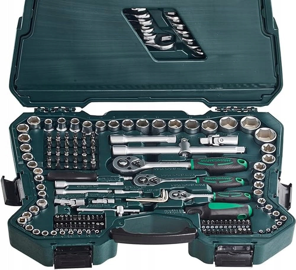 Brüder Mannesmann M98430 215 el Socket Wrenches Rattle Set Suitcase Manufacturer code M98430