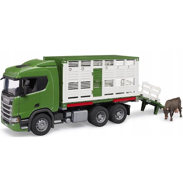 Bruder Scania Super 560R Truck + Cow Figurine 03548