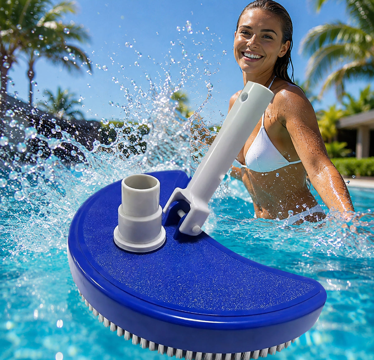 Brush Suction Cup for Vacuum Cleaner Bottom Cleaning Swimming Pool Jacuzi 60123 Manufacturer Polgar