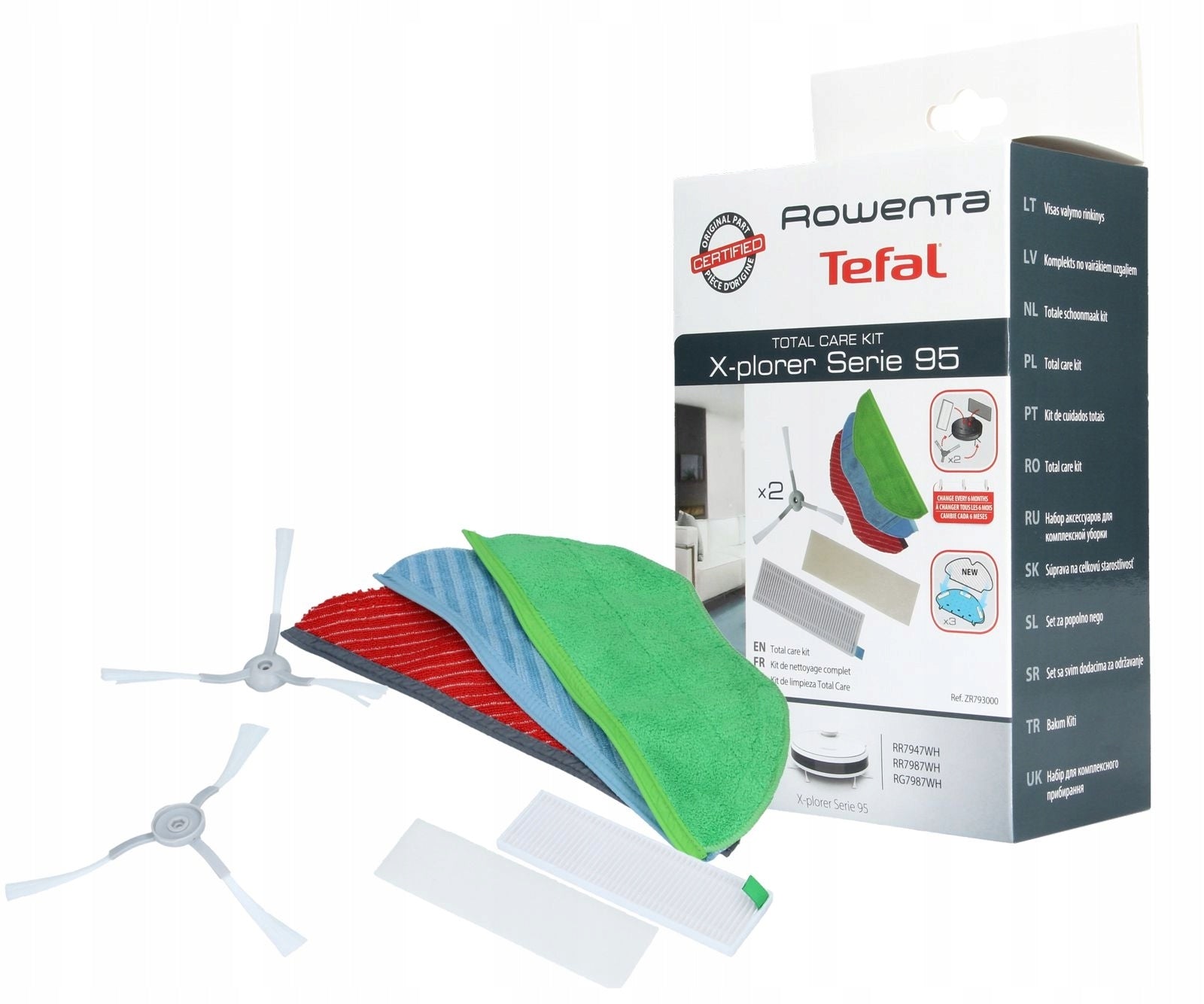 Brush and filter set TEFAL X-plorer Series 95 ZR793000