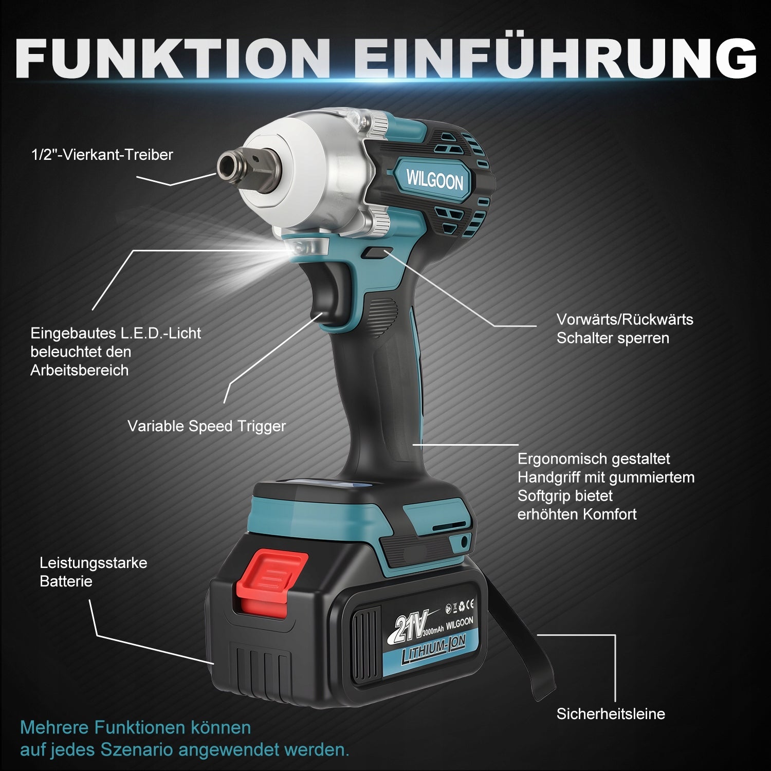 Brushless Cordless Hammer Drill/Driver with 2 3000mAh Batteries 21V Manufacturer code H-TS00013 serena