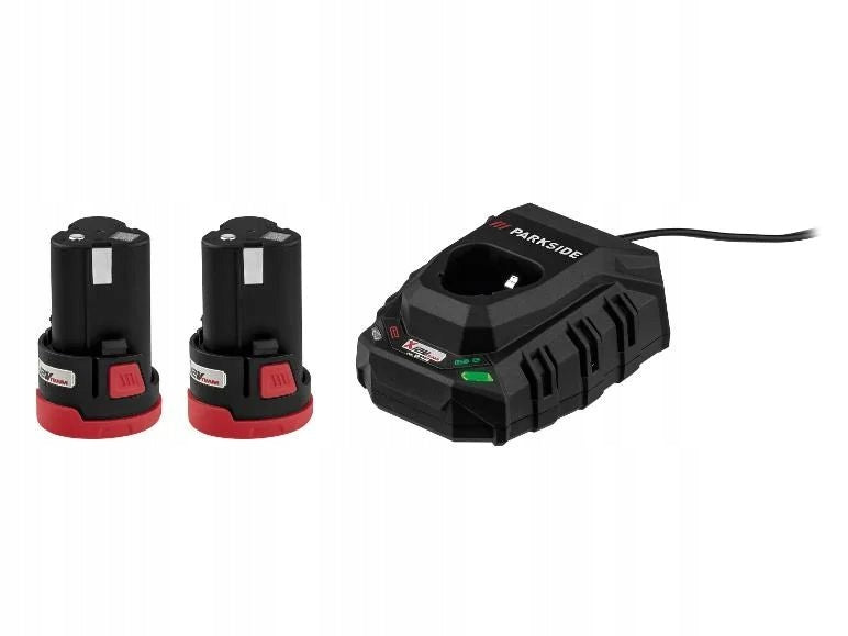 Brushless Drill Parkside PBSPA 12V 2xaku 2ah order for gift Packaging status original
