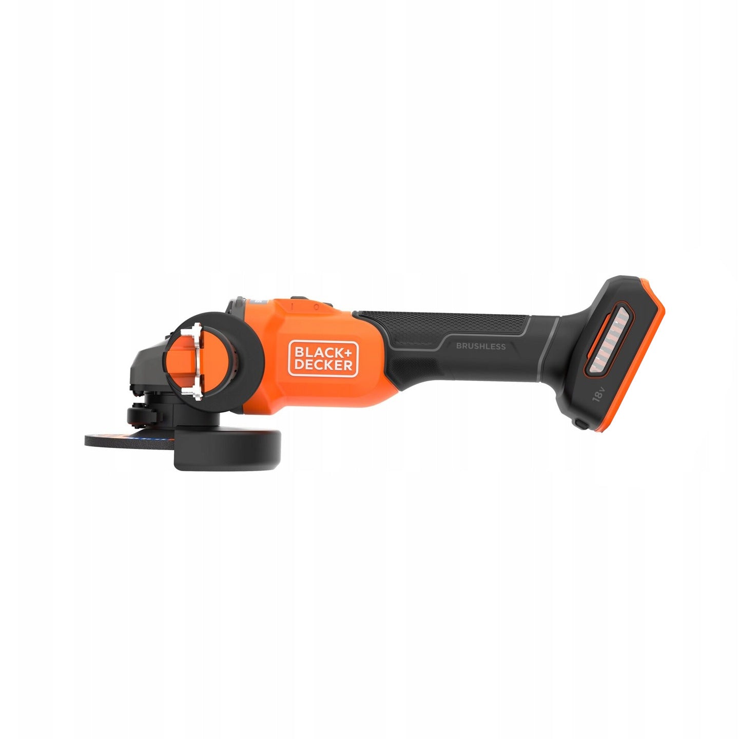 Brushless angle grinder BLACK DECKER BCG6L8N 115mm 18V BODY + bag Series BCG6L8N