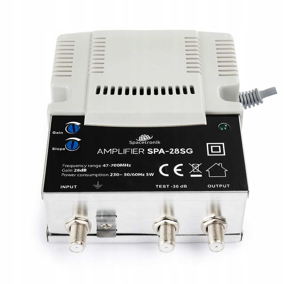 Building Amplifier Adjustable Amplification Spacetronik TV Slope Signal Model SPA28SG
