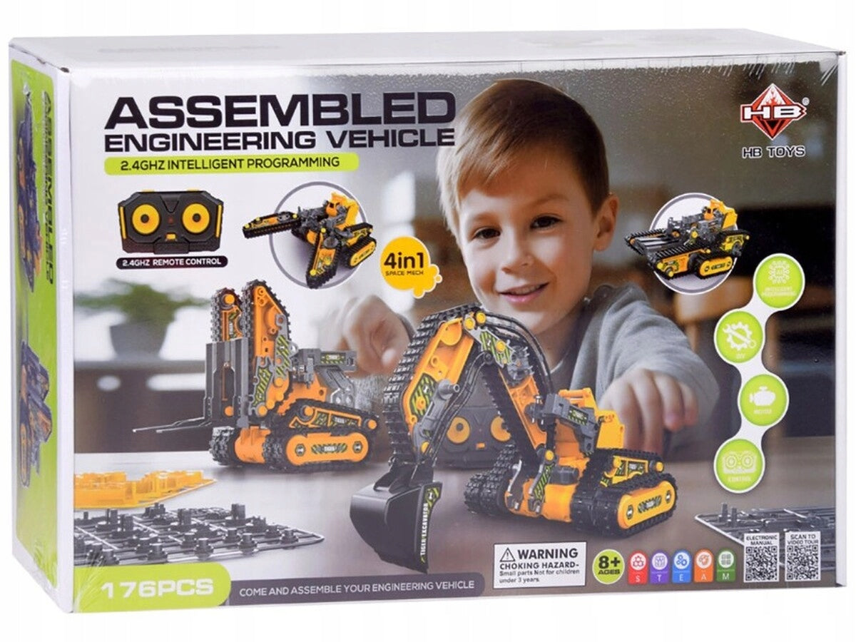 Building Blocks 176 el. Building MACHINE Folding Kit 4in1 RC Manufacturer code SG01