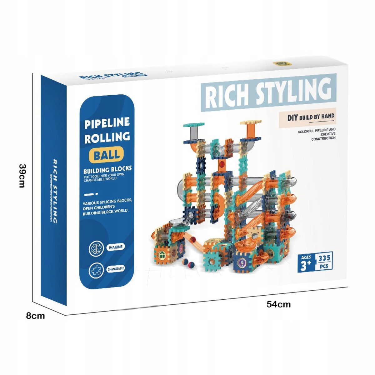 Building Blocks Ball Track Set 335El Educational Kulodrom Puzzle Manufacturer code 6063033465