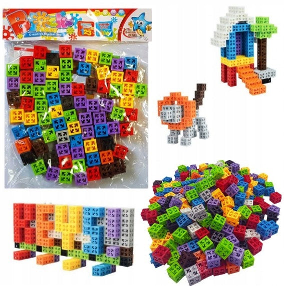 Building blocks cube cubes 4D 80 colorful elements for children Manufacturer code 5901353664404