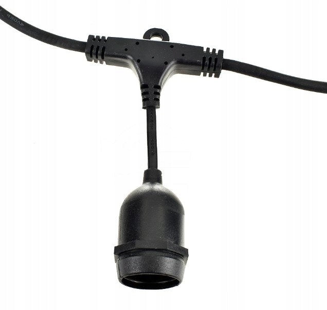 Bulb Garden Garland 15m +15pcs Edison LED Bulb 4W ST64 E27 6500K Globe diameter 3 cm