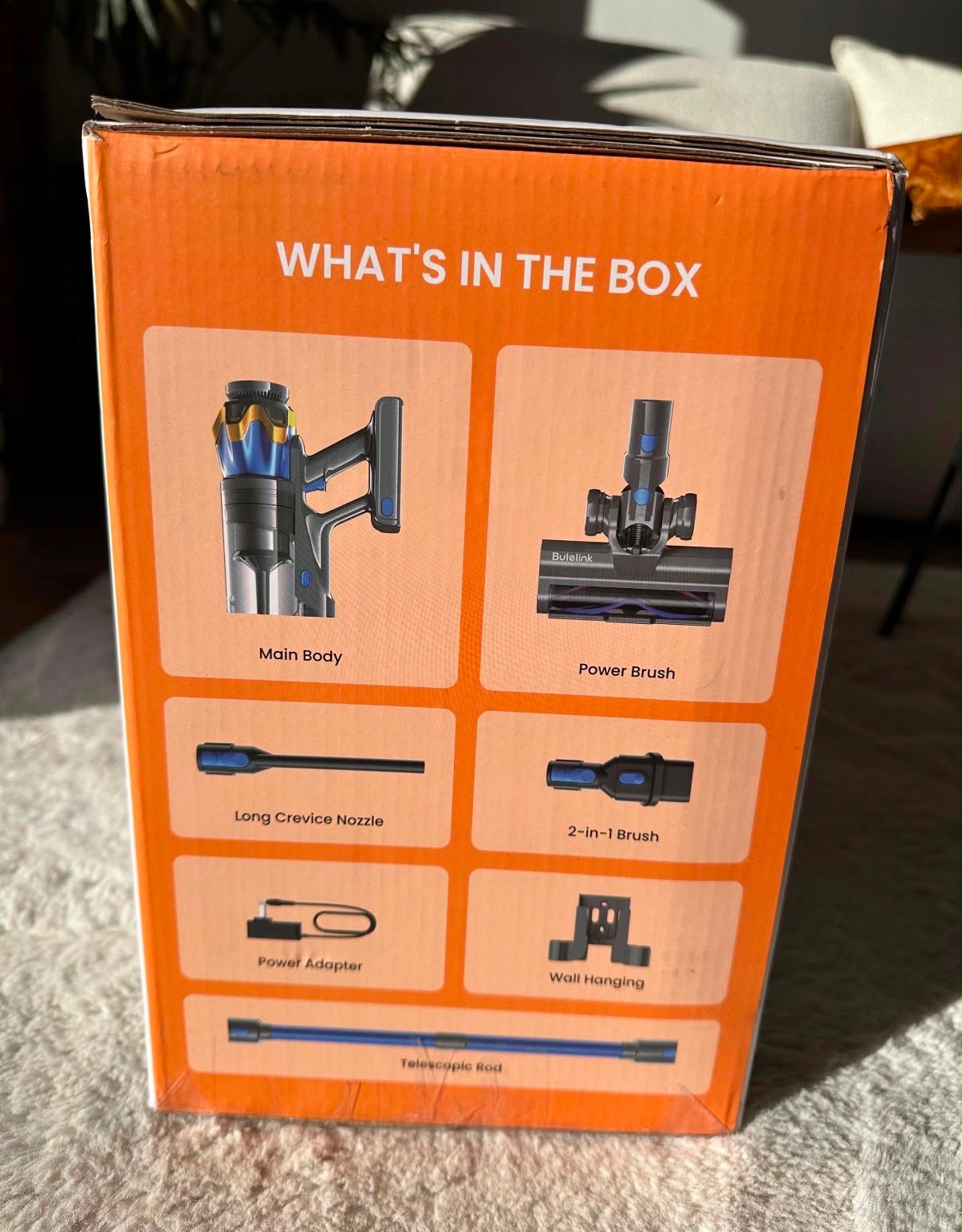 Bulelink Cordless Vacuum Cleaner 45000 Pa 550 W 65 min work blue Brand no brand