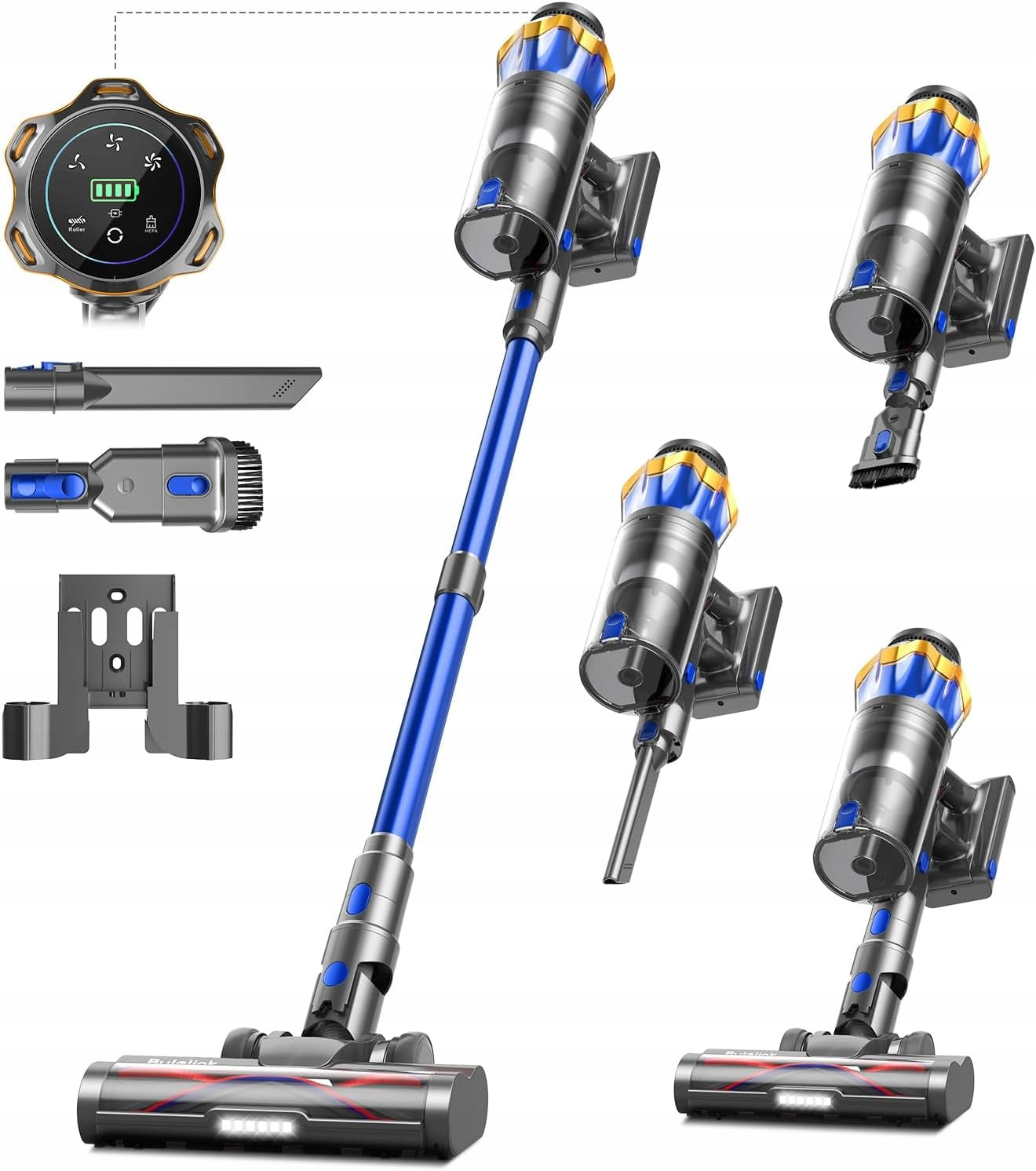 Bulelink Cordless Vacuum Cleaner 45000 Pa 550 W 65 min work blue