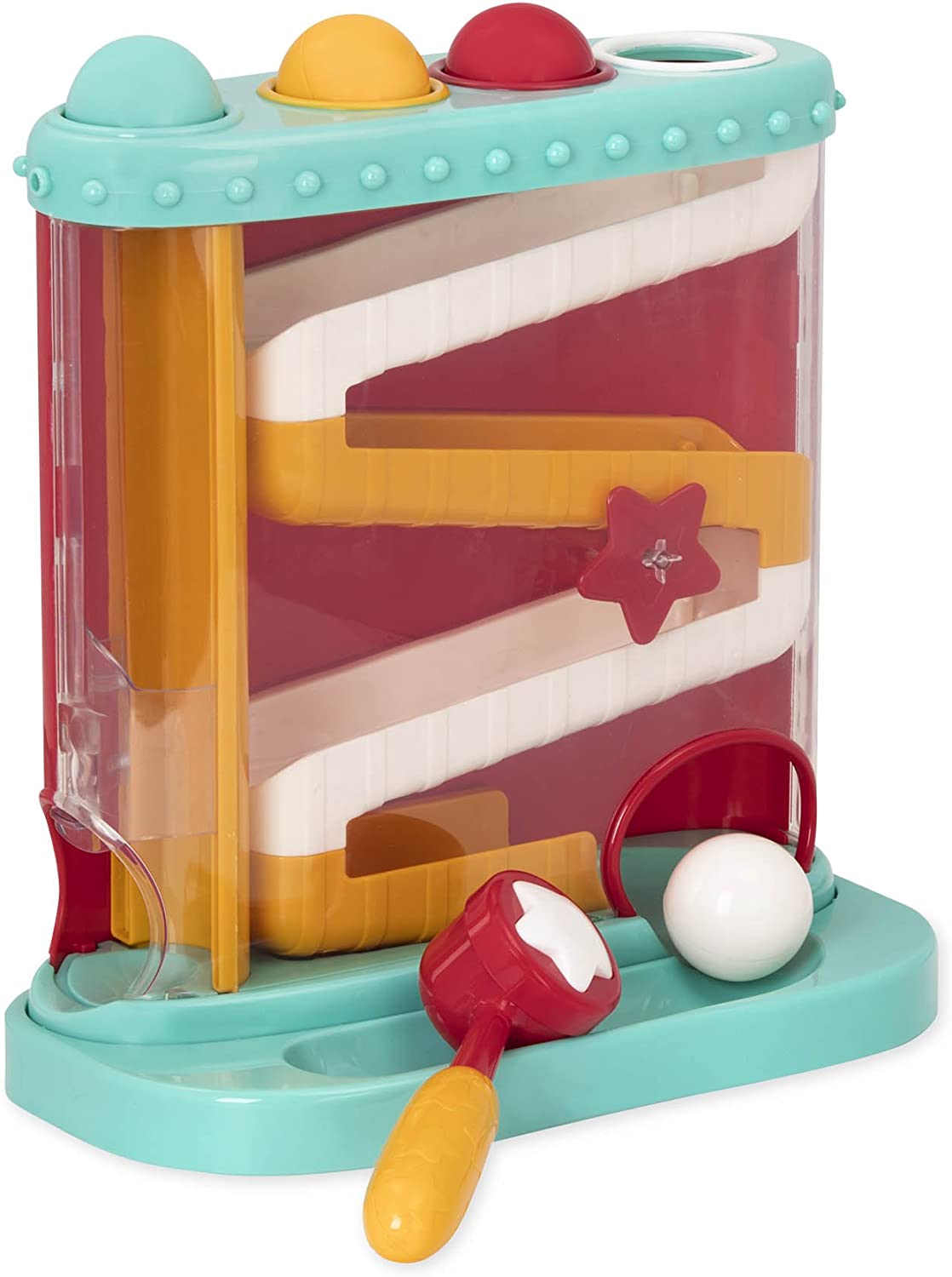 Bullet punch for children with hammer and 4 balls hammer Battat Packaging status original
