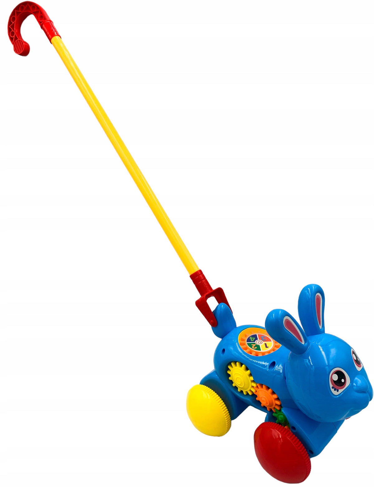 Bunny pushing pusher learning to walk pusher rabbit