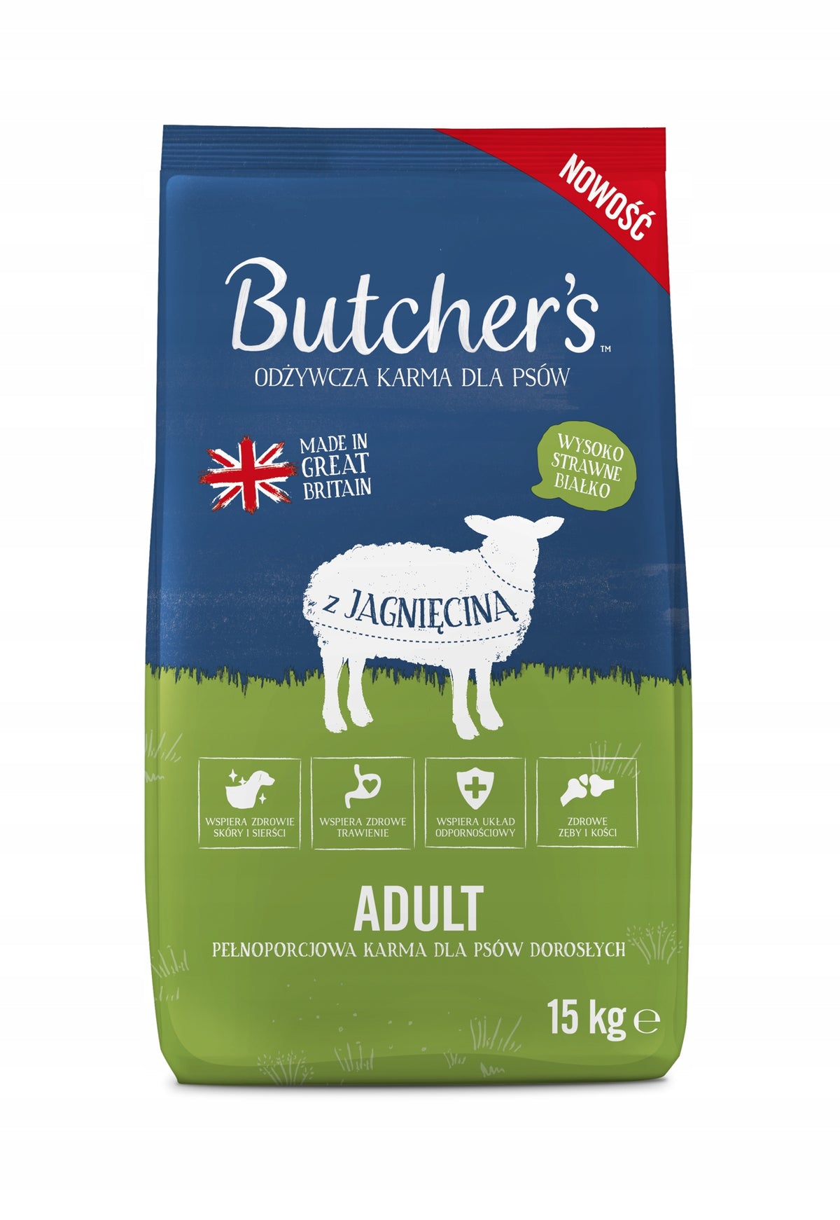 Butchers Original Lamb Dry Dog Food with Vitamins 15kg