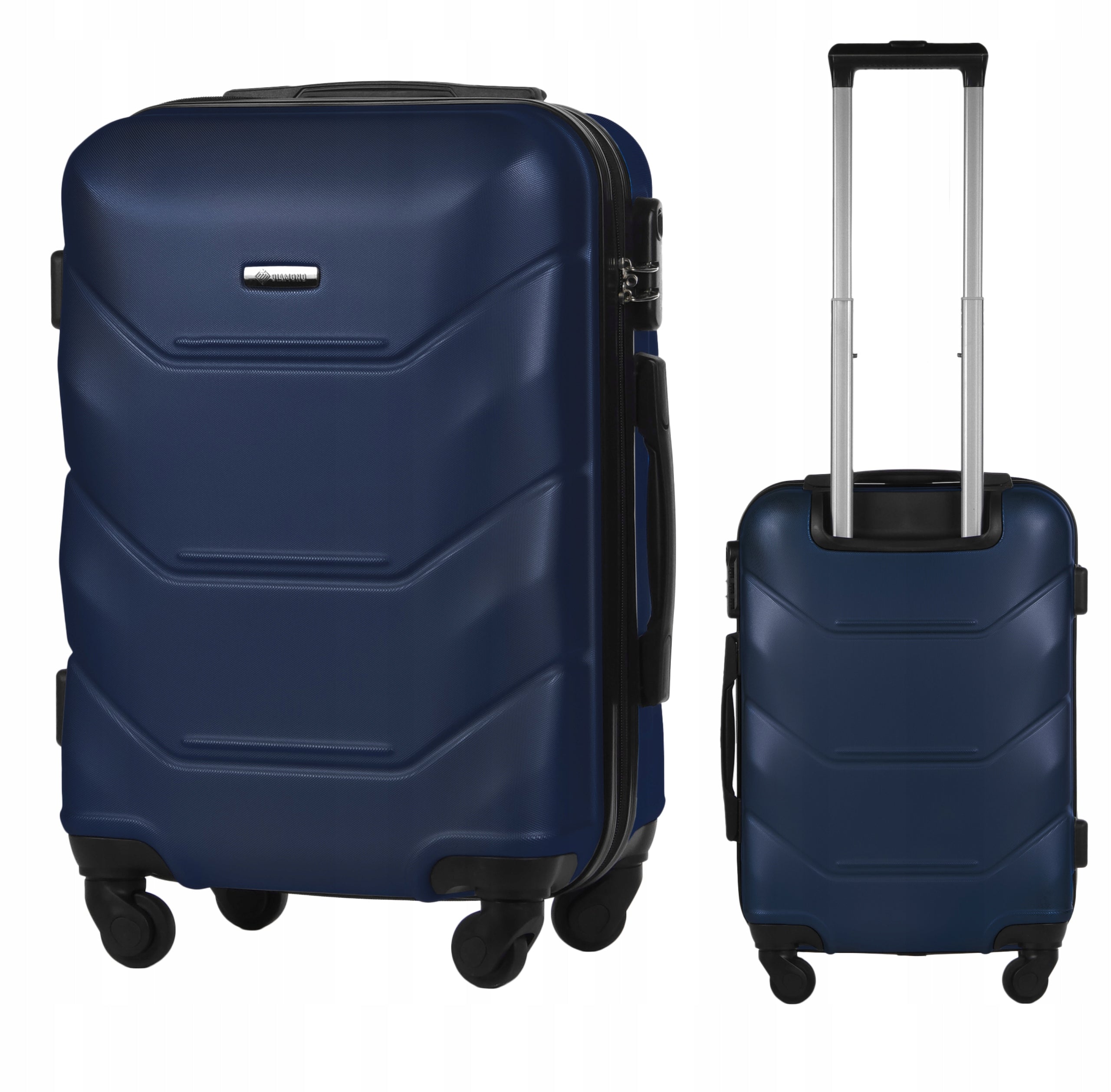 CABIN CASE ON WHEELS TRAVEL LUGGAGE DIAMOND S 20" Amethyst A227 ABS Packaging status original