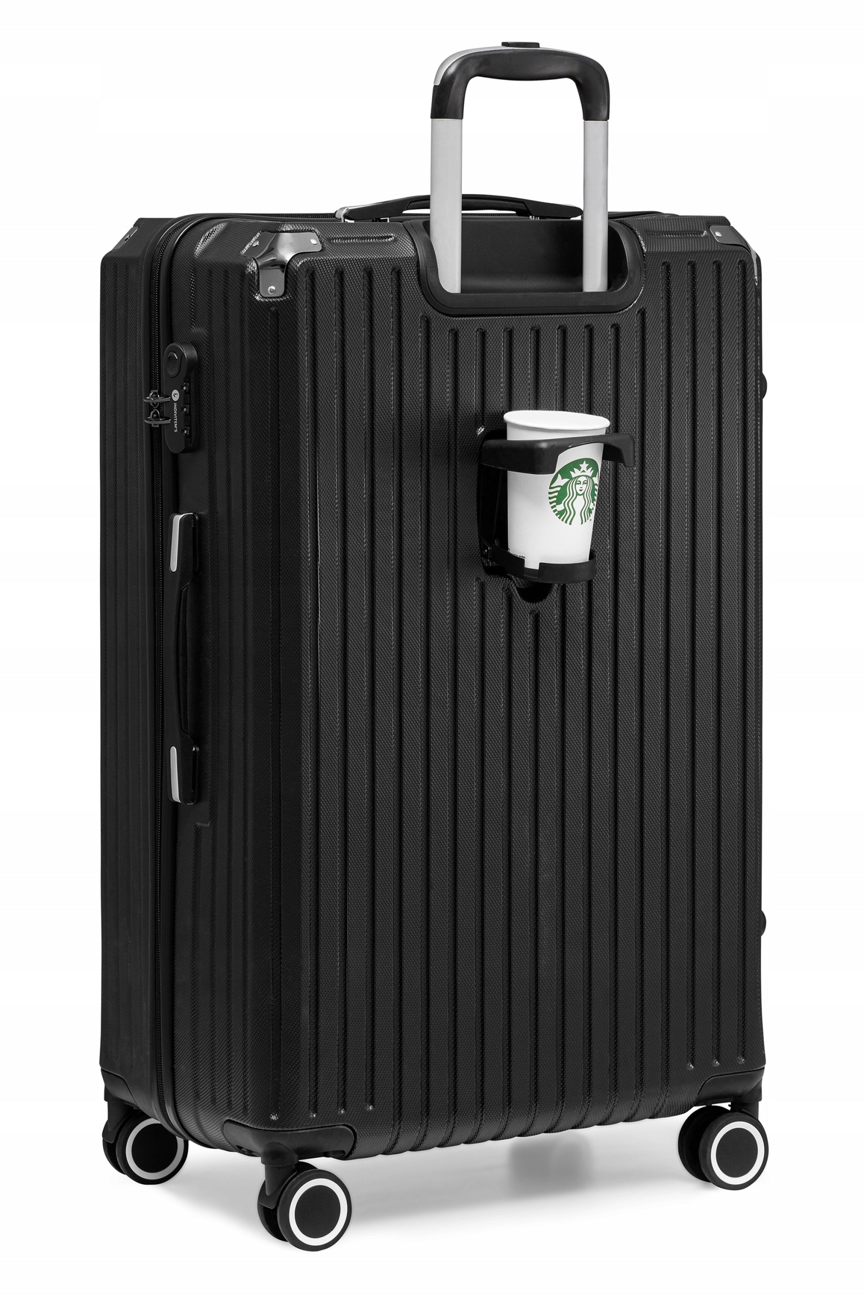 CABIN SUITCASE SMALL TRAVEL ON WHEELS LUGGAGE ABS HARD BAG STRONG M