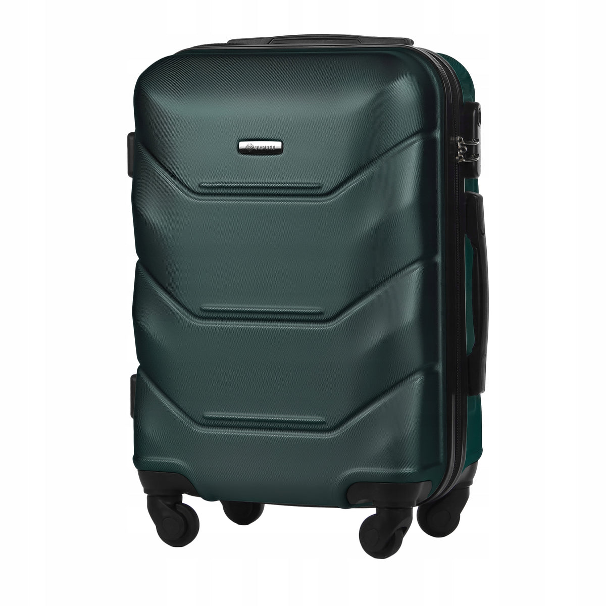 CABIN SUITCASE WITH WHEELS TRAVEL LUGGAGE DIAMOND GREEN S 20" A227 ABS Packaging status original