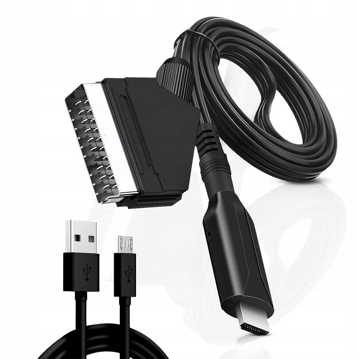 CABLE ADAPTER CONVERTER FROM HDMI TO SCART 1080P ADAPTER TV Packaging status original