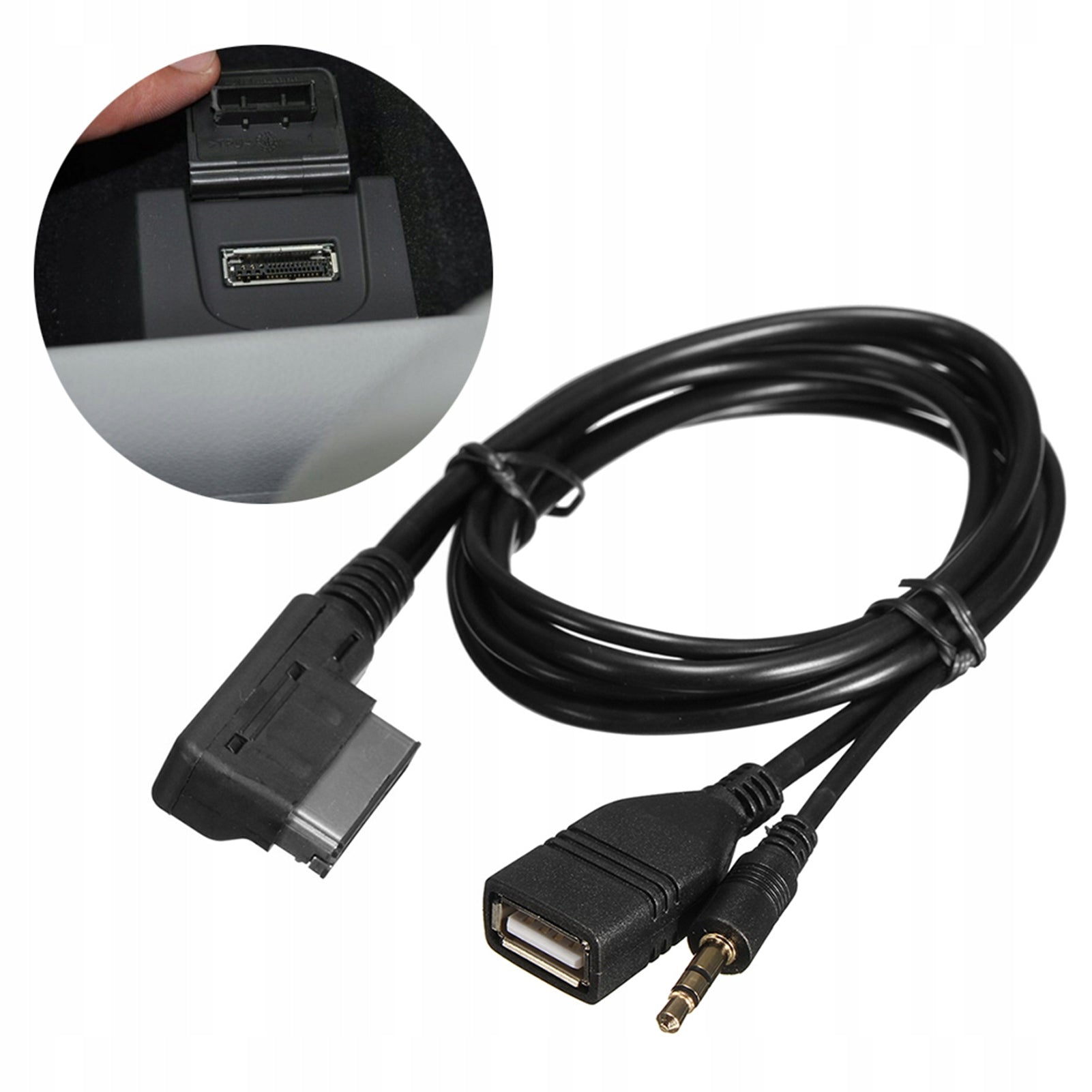 CABLE CONNECTOR ADAPTER MDI AMI MMI USB TO A6L A8L Q7 A3 A4L A5 A1 Packaging status original
