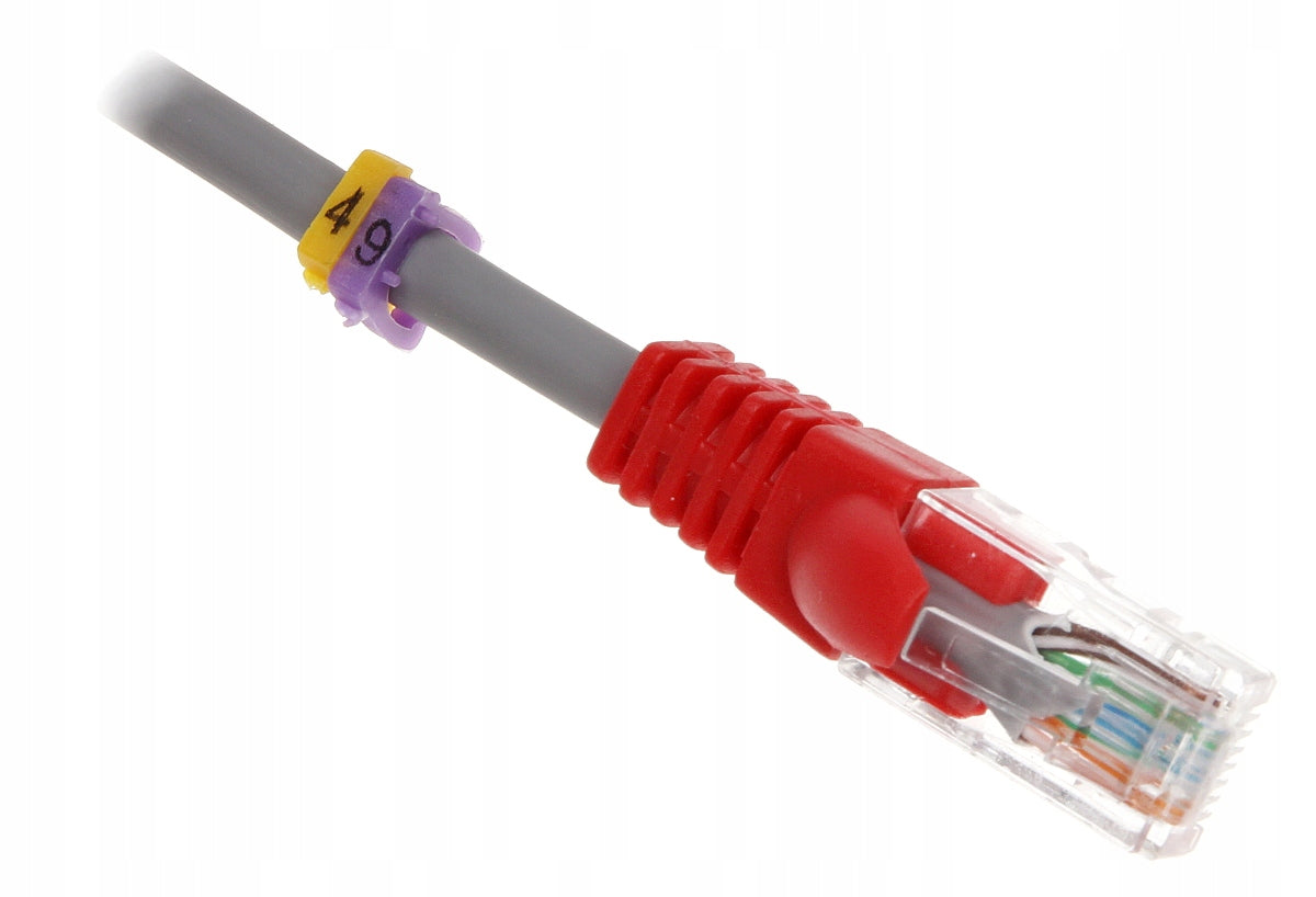 CABLE MARKER DIGITAL WIRE MARKERS 100 PIECES Manufacturer code OZNACZNIK KABLI CYFROWE ZNACZNIKI 100 SZTUK