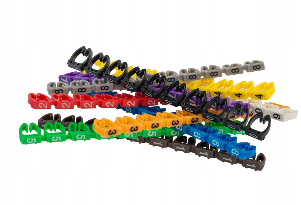 CABLE MARKERS WIRE MARKER 100PCS 3MM DIGITS Manufacturer code ZNACZNIK PRZEWODÓW 100 SZTUK 3mm CYFRY