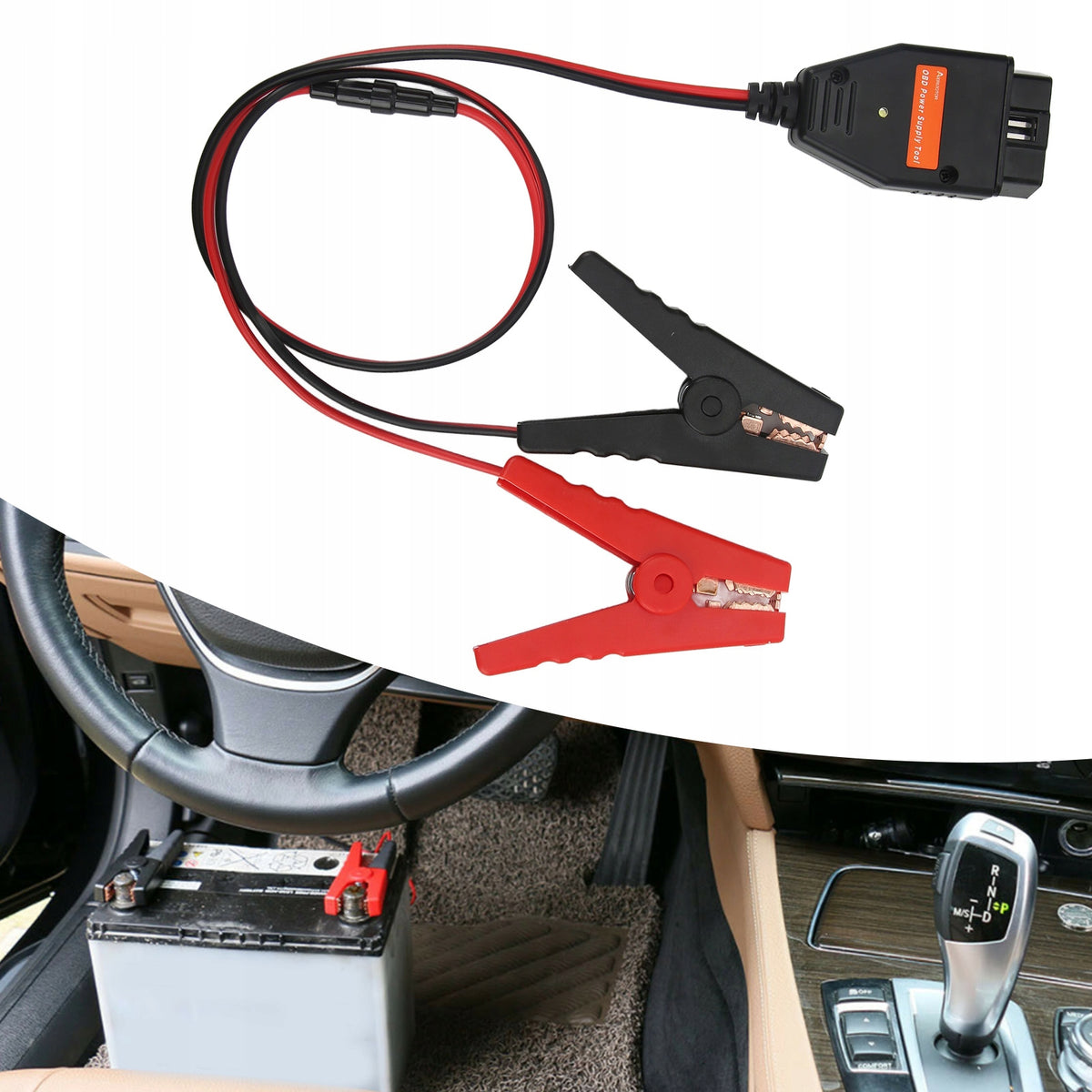 CABLE OBD2 ECU FROG VOLTAGE SUPPORT WHEN REPLACING AKU Manufacturer code 1613220046311