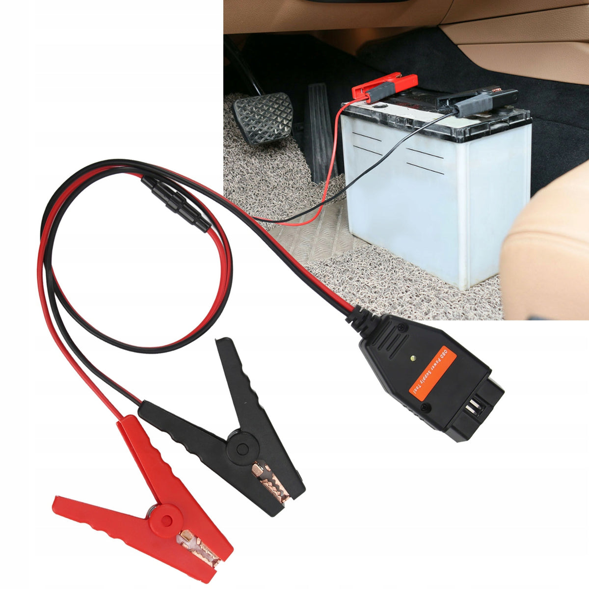 CABLE OBD2 ECU FROG VOLTAGE SUPPORT WHEN REPLACING AKU