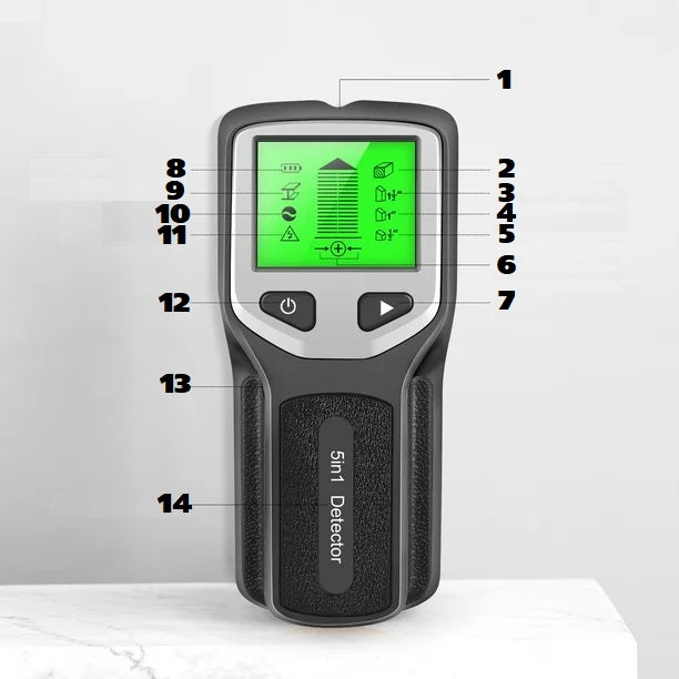 CABLE WIRE DETECTOR METAL PIPE DETECTOR IN METAL WOOD WALL Brand no brand