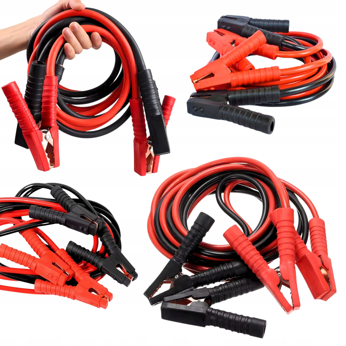 CABLES JUMPER CABLES FOR CAR BATTERY STRONG 3000A 2,6M THICK 13 MM