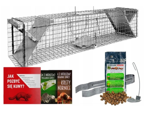 CAGE LIVETRAP FOR MARTENS WEASELS RATS 102x17x20