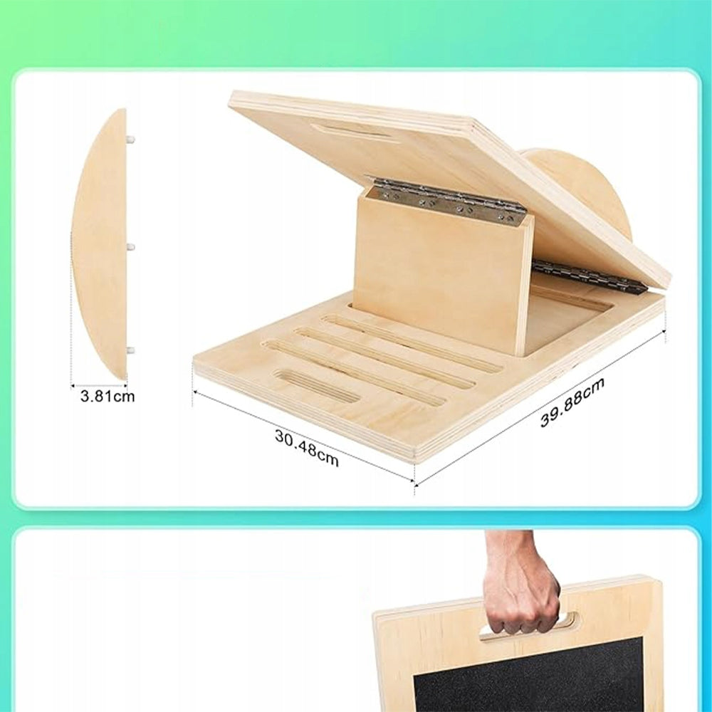 CALF STRETCHING PLATFORM SLANT BOARD ADJUSTABLE TRAINING PLAN Kind stretching device