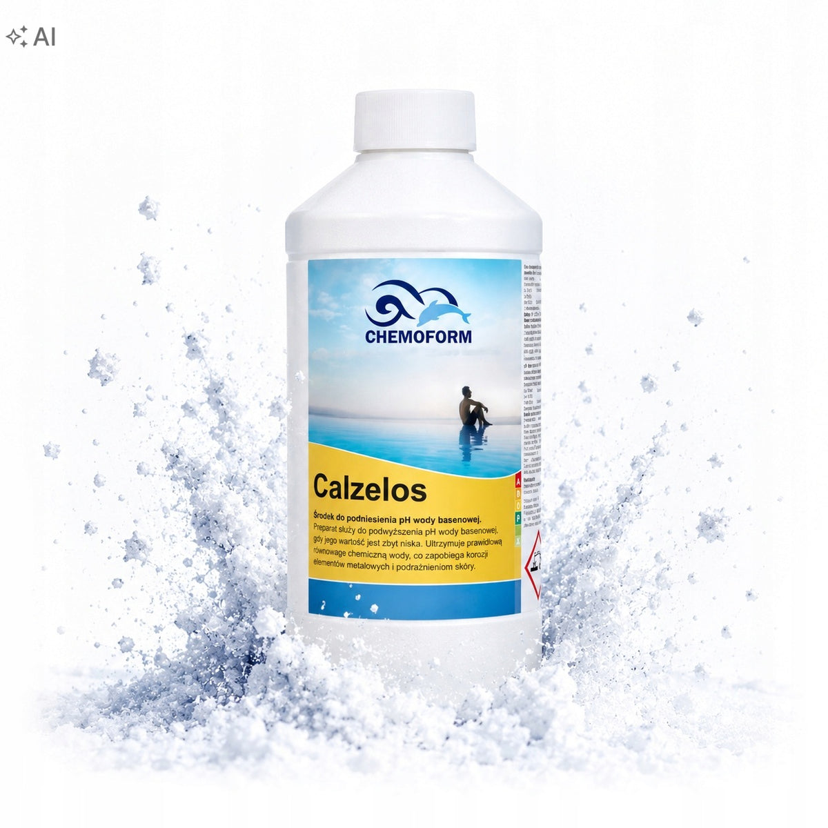 CALZELOS Water Protection Agent Swimming Pool in Winter CHEMOFORM 1L Packaging status original