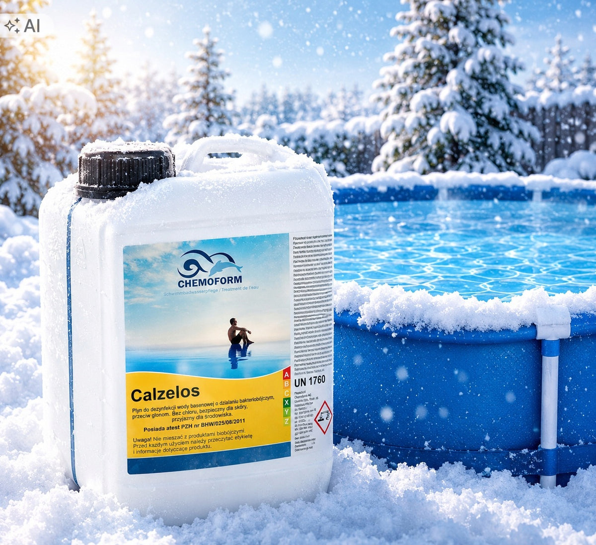 CALZELOS Water Security Agent Swimming Pool in Winter CHEMOFORM 3L Manufacturer code 571394495