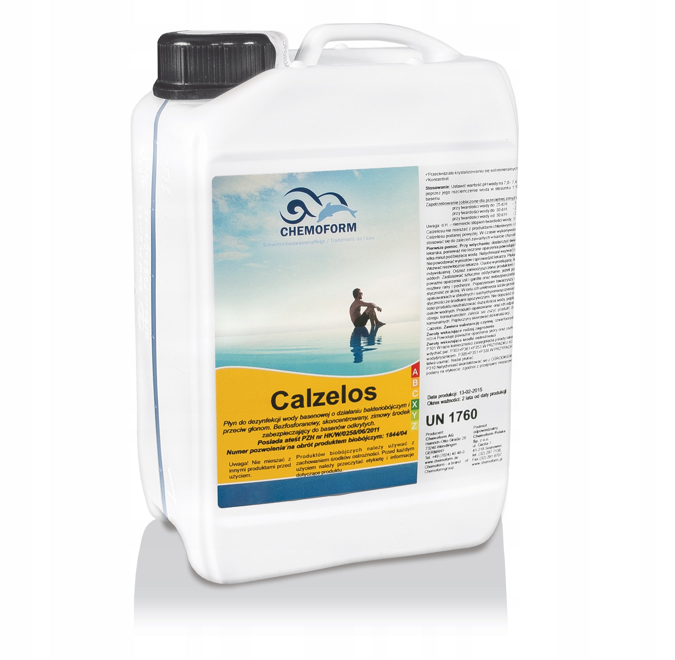 CALZELOS Winter Liquid for Wintering Pool Chemistry Swimming Pool for Winter Chemoform 3L EAN (GTIN) 8026539083217