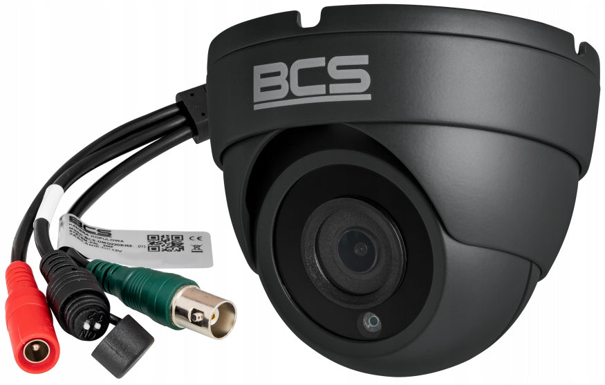 CAMERA CCTV DOME ANALOG HDCVI OUTDOOR 5MPX GRAPHITE IP66 HOUSE COMPANY BCS