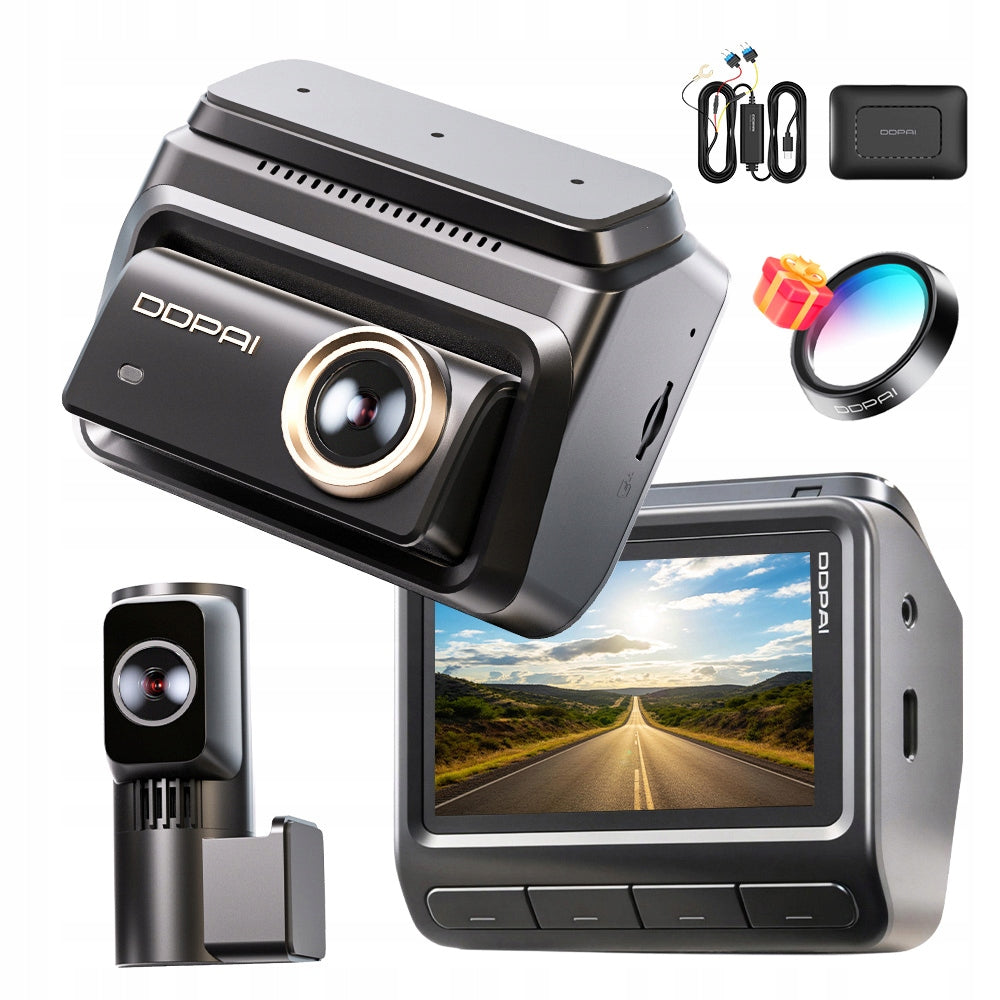 CAMERA DDPAI Z90 Pro VIDEO RECORDER 4K HDR GPS FRONT + REAR + 4G MODULE