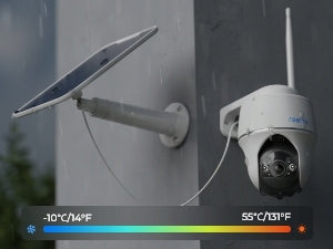 CAMERA REOLINK ARGUS PT PLUS SOLAR PANEL NIGHT VISION 5MPX 2K +64GB +BOARD Kind internal external
