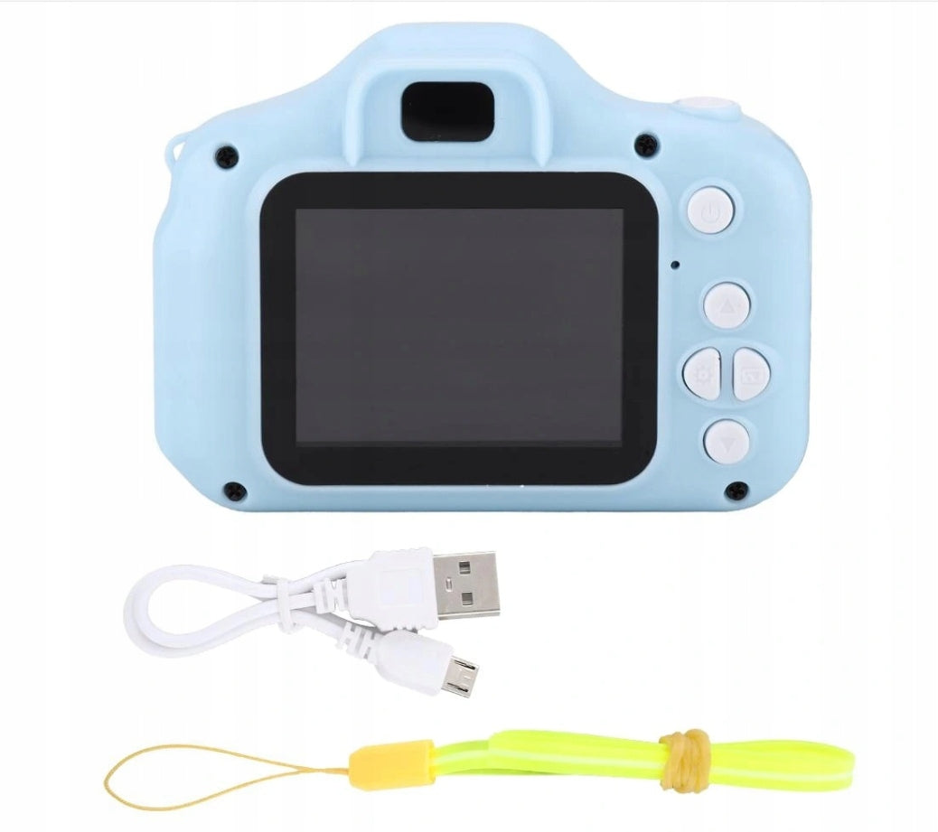 CAMERA digital CAMERA for children pink and blue lanyard