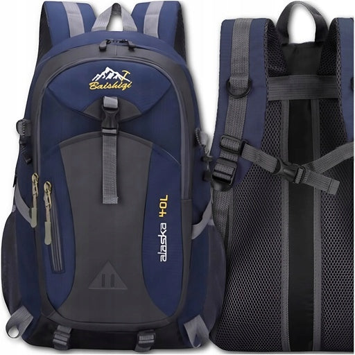 CAMPING BACKPACK FOR A TRIP TO THE MOUNTAINS COMFORTABLE 40L CAMPING SURVIVAL