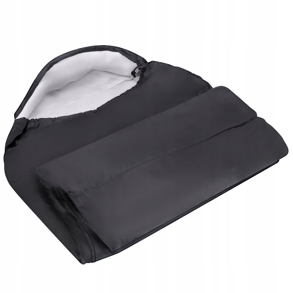 CAMPING SLEEPING BAG MUMMY WITH HOOD WARM SUMMER LIGHT 1250g FOR CAMPING IN THE MOUNTAINS Brand Activ/Space