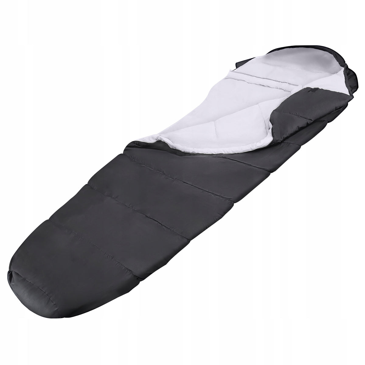 CAMPING SLEEPING BAG MUMMY WITH HOOD WARM SUMMER LIGHT 1250g FOR CAMPING IN THE MOUNTAINS Manufacturer code 5907215700341