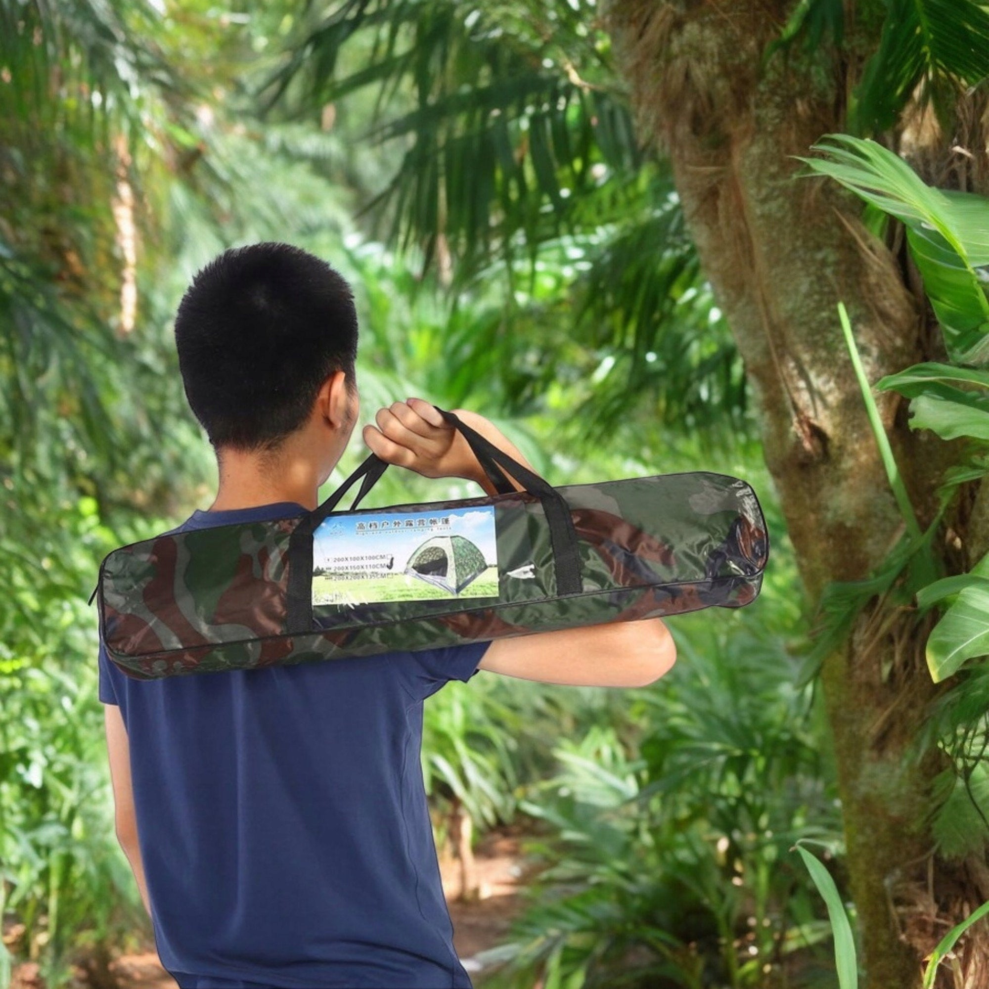 CAMPING TENT CAMO MOSQUITO NET 4 PERSON IGLO HANDY Brand Przydasie.pl